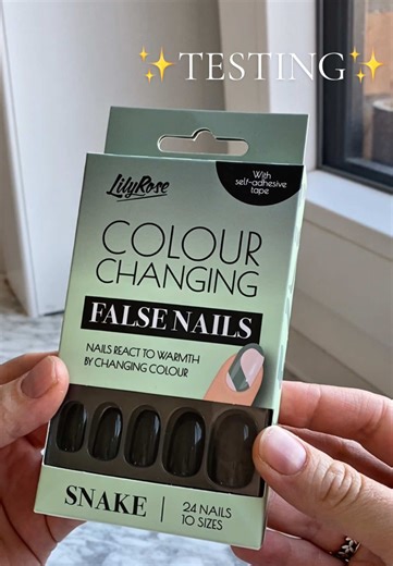 Testing Colour Changing False Nails: Easy Application