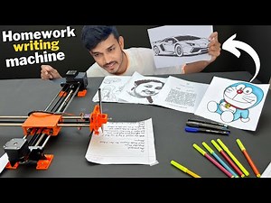 Homework writing & Drawing machine | CNC machine kit | Best Arduino Project
