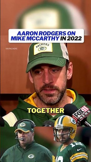 Aaron Rodgers & Mike McCarthy spent 13 seasons together in Green Bay & now reunite with Pittsburgh