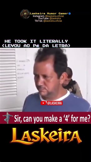 He took it literally / Levou ao pé da letra #funny #memes #fail #wtf #warspear #pve #pvp #zueira