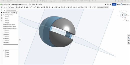 Designing a Chastity Cage Part 6