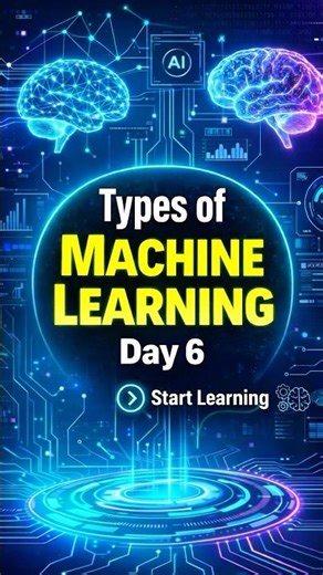 Day 6 - Machine learning ke types