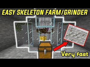 How To Make A SKELETON/XP FARM In Minecraft 1.16+ (Tutorial)