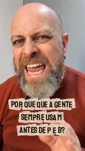 Professor Noslen Borges | Língua Portuguesa on Instagram: "Por que o “M” vem antes do P e do B? 👉 A regra é simples: antes das letras P e B, a gente sempre usa o M. Exemplos: campo, tambor. 🔎 Mas por quê? Porque o som dessas consoantes pede que a boca se feche (são chamadas de bilabiais). O “M” combina melhor com esse som do que o “N”, que exige a língua encostada no céu da boca. ✅ Ou seja: é mais natural e fácil de pronunciar e a escrita acompanhou essa lógica. ➡️Agora me conta: que outra reg