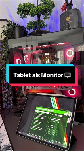 Tablet als Monitor verwenden
