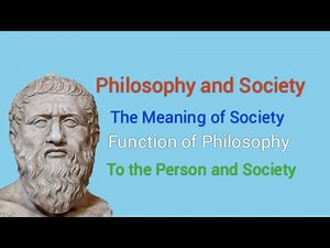 Philosophy And Society