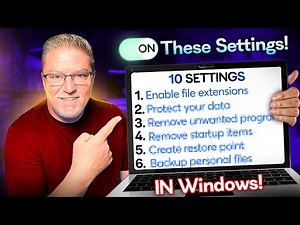 10 Windows Settings That I *ALWAYS* Change!