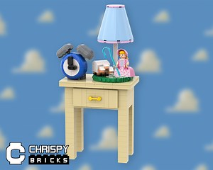 LEGO MOC-223898 Toy Story Bo Peep's Lamp and Nightstand (Toy Story 2025)