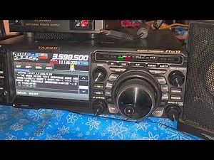 Yaesu FTdx10 Decoding RTTY from ARRL station W1AW on 80 meters shortwave ham band