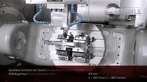 Hermle C 32 U dynamic in 5-axis-configuration | Machining of a cross beam in 1.2312 for the aerospace industry Credit to, copyright: Hermle Berthold AG | CNC-Experts GmbH