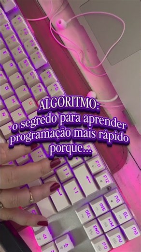 Algoritmo é a receita