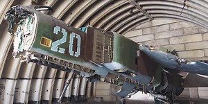 Smirnykh: a ruined air base where a Soviet MiG-23 fighter was abandoned