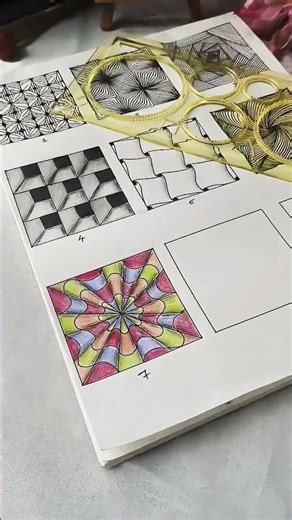 Easy 3d zen #zenpatterns #easydrawing #beginners #tutorial #shorts #diy #drawing