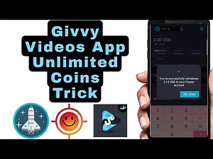 Givvy Videos App Unlimited Coins Trick - How To Increase Coins Givvy Videos App | Real Premise