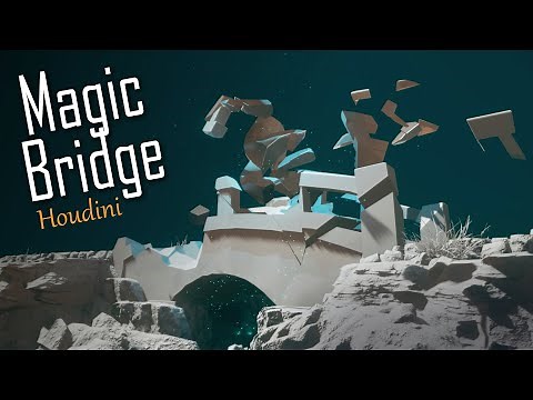 Magic Bridge part 1 || Houdini Tutorial