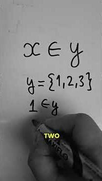 What is an element? #maths