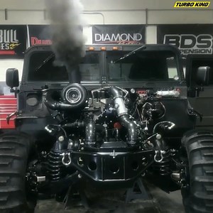 1.4M views · 2.1K reactions | 1500HP 6.7L Cummins Powered HUMMER H1 owner: Steve Ortner Mountain Machine fb: Mountain Machine ig: @mountain_machine Hauk Off-Road: Home of River Raider Snorkels Haük Designs #TURBOKING | TURBO KING | Facebook