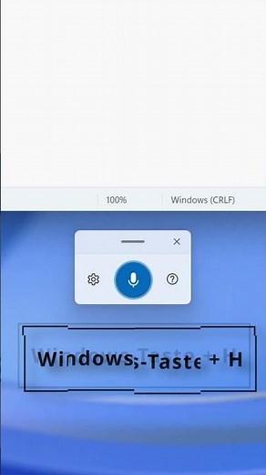 Einen Text per Sprache eingeben mit der Windows Spracheingabe
