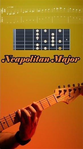 🎸 Neapolitan Major Scale on Guitar | Dark Classical Sound 🔥