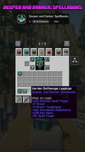 Minecraft Top Magic Mods! #1 #shorts #minecraft