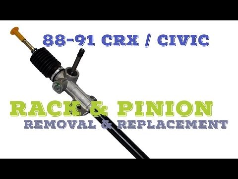 How to Replace Steering Rack & Pinion - Honda Civic CRX 88-91