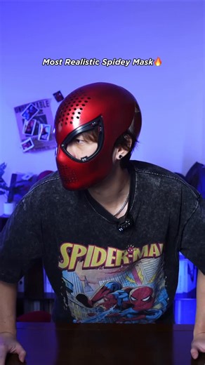 Zhuowei Ke | Unboxing Spidey Mask! #spiderman #unboxing #cosplay | Instagram