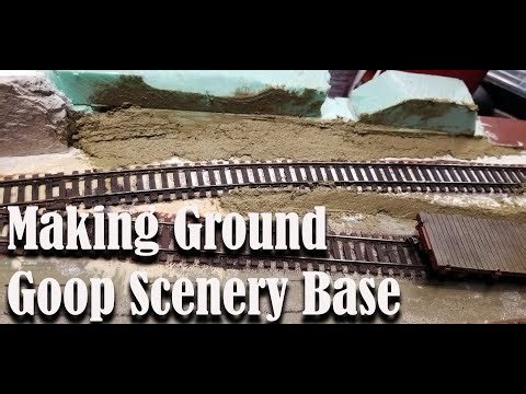 Making Ground Goop Scenery Base