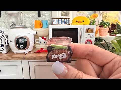 Mini kitchen set toys Re-Ment cooking Nikujaga Pork 일본식 고기감자조림 ミニチュア 料理,肉じゃが