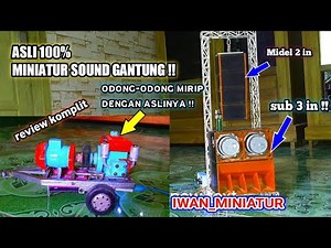 Miniature review | 100% original real miniature sound sub 3 in mid 2 in 😱 ! belongs to Iwan