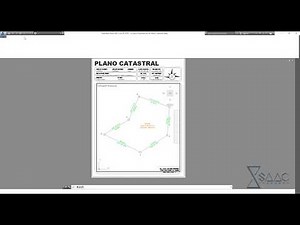 AutoCAD Civil 3D - Escala, Membrete y Presentación de Plano Catastral
