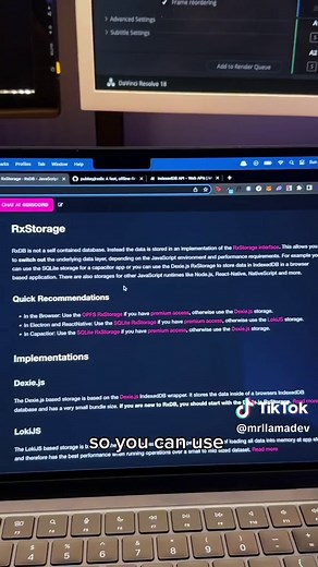 Develop a better user experience with RxDB - an offline-first client-side database javascript library that makes developing fast and reliable applications easier #developement #frontenddevelopment #javascript #htmlcss #rxdb