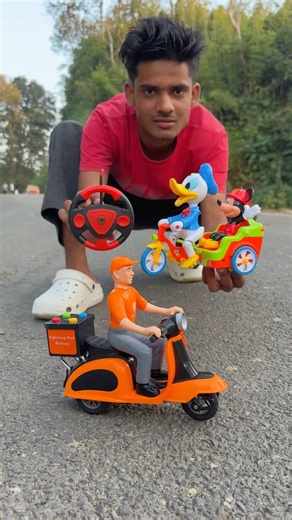 RC Duck Bike Vs RC Swiggy Delivery Scooter Unboxing Deko 🔥