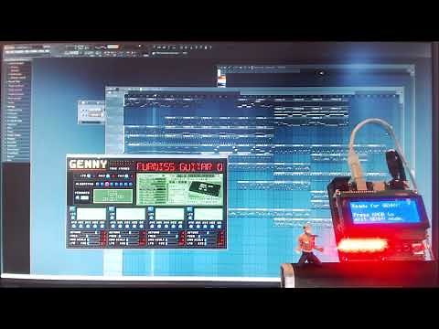 GENNY V.1.11 VST/FL Studio Plugin Sega Genesis/Megadrive MEGA MIDI Hardware Demo (cowtown)
