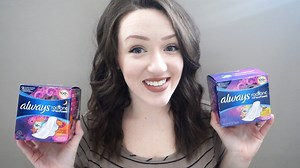 Watch My review of ultra thin Always Radiant feminine pads - plus cute design packaging! on Amazon Live