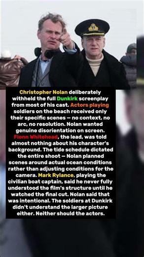 Christopher Nolan Gave the Dunkirk Cast No Screenplay. He Handed Them a Map and a Tide Chart Instead