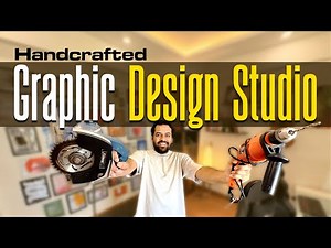 Making My Dream Graphic Design Studio | We Crafted It All from Scratch