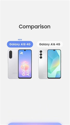 Comparison: Galaxy A18 LTE vs Galaxy A16 LTE #Galaxy #GalaxyA16 #GalaxyA18 #Android17