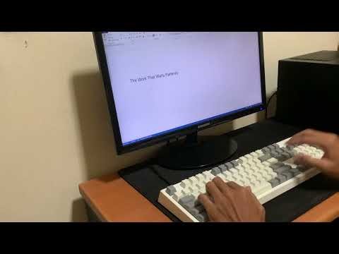 Typing a Short Story - The Work That Waits Patiently