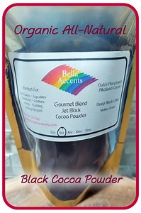 Jet Black Cocoa Powder: Dutch Processed for Baking - Etsy