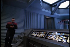 Starfleet Records. Starfleet Personnel: Kathryn M. Janeway, captain of the USS Voyager. Prime Directive. Ransom finds Burke in the mess hall enjoying his first proper meal after two years on emergency rations. He tells Burke not to get too comfortable: "If Janeway is any indication, these people will never understand." He warns Burke to watch what he says to Voyager crewmembers. Burke cautions that they will "find out eventually". Ransom responds they will be able to keep it from them as long as