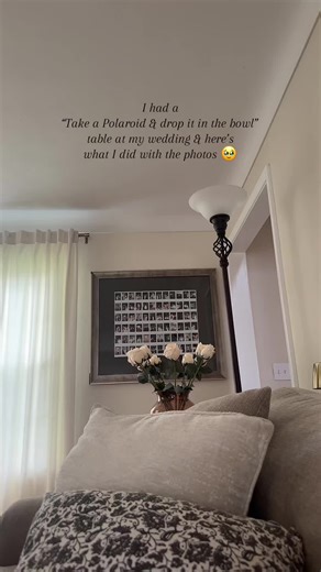 Creative Wedding Table Ideas with Polaroid Photos