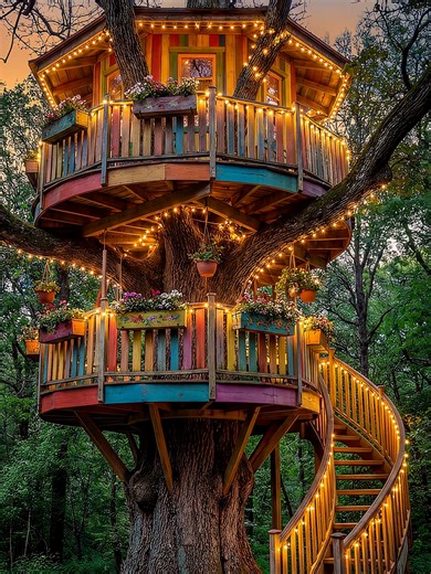 Transforming a Tree into a Stunning Treehouse Timelapse