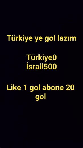 olamaz gol lazım