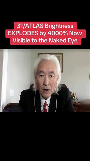 31/ATLAS Brightness EXPLODES by 4000% Now Visible to the Naked Eye#new #news #3iatlas #ufo #ufos