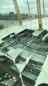 The O2 roof today | EU - I voted LEAVE