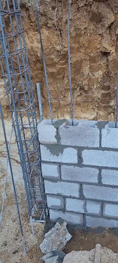 Building a Strong Wall with Concrete Blocks