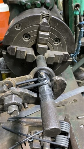 Mastering Spring Crafting on a Vintage Lathe | Traditional Grass Machine Spring Making