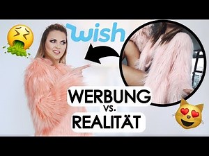 WISH FASHION TRY ON HAUL + Werbung vs Realität deutsch