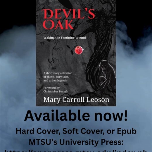 Director Mary Carroll Leoson's story collection now available! Hard cover, soft cover, and epub options: https://openpress.mtsu.edu/index.php/mtop/catalog/book/6 #writingcommunity #amwritinghorror #amwri̇ti̇ng #authorlife #authorcommunity #horrorfiction | Mtsu Write | Facebook