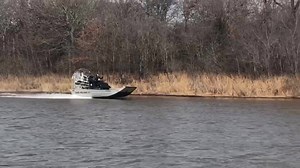 We tested out our new airboat on Lake Thunderbird today! Trooper Daniel Proctor #827 says she passed! They were checking the wireless headset communications and other features on the boat. This one will be going to Muskogee to replace another that’s being retired. | Oklahoma Highway Patrol